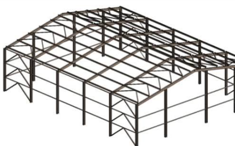 Structural steel frame